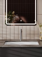 Смеситель для раковины Agger Sweet A2702122 сатин матовый Смеситель для раковины Agger Sweet A2702122 сатин матовый