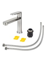 Смеситель для раковины Agger Sweet A2702122 сатин матовый Смеситель для раковины Agger Sweet A2702122 сатин матовый