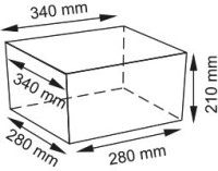 Контейнер Wasserkraft Kammel WB-180-M темно-кремовый, средний