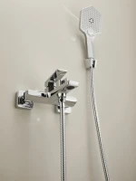 Смеситель для ванны с душем Haiba HB60726 хром Смеситель для ванны с душем Haiba HB60726 хром