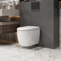 Унитаз подвесной Grossman GR-4402Q с микролифтом, белый глянец