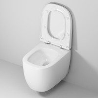 Унитаз подвесной Grossman GR-4402Q с микролифтом, белый глянец