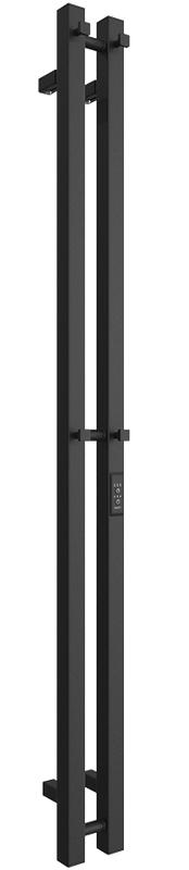 Полотенцесушитель электрический Двин X-2 plaza neo 160х80, матовый черный