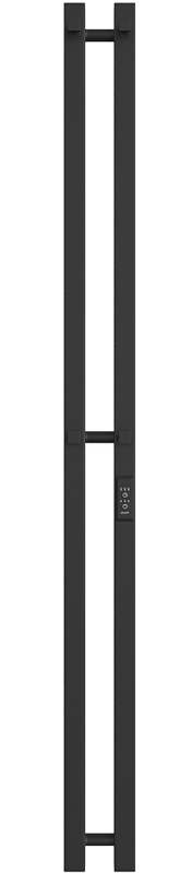 Полотенцесушитель электрический Двин X-2 plaza neo 160х80, матовый черный