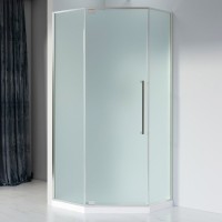 Душевой уголок Black&White Stellar Wind S815 CF 90х90, профиль хром, стекло матовое