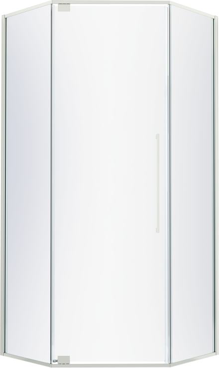Душевой уголок Black&White Stellar Wind S815 CF 90х90, профиль хром, стекло матовое