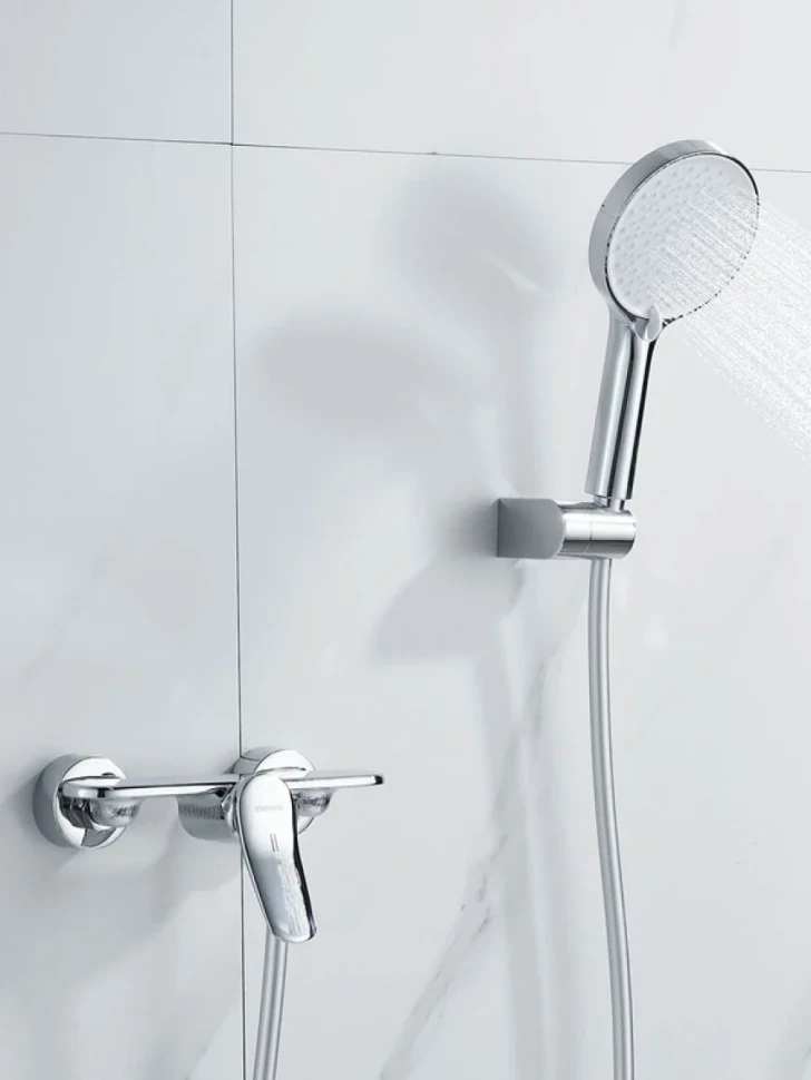 Смеситель для душа с лейкой Shevanik S4716, хром
