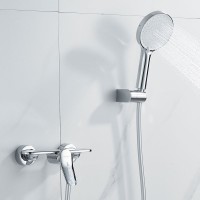 Смеситель для душа с лейкой Shevanik S4716, хром