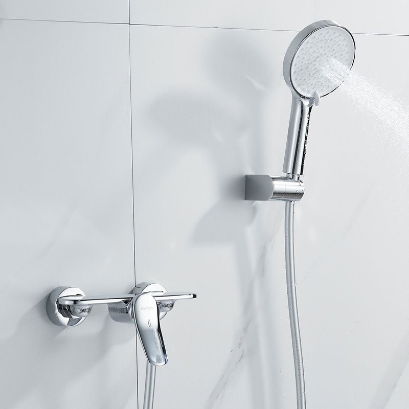 Смеситель для душа с лейкой Shevanik S4716, хром