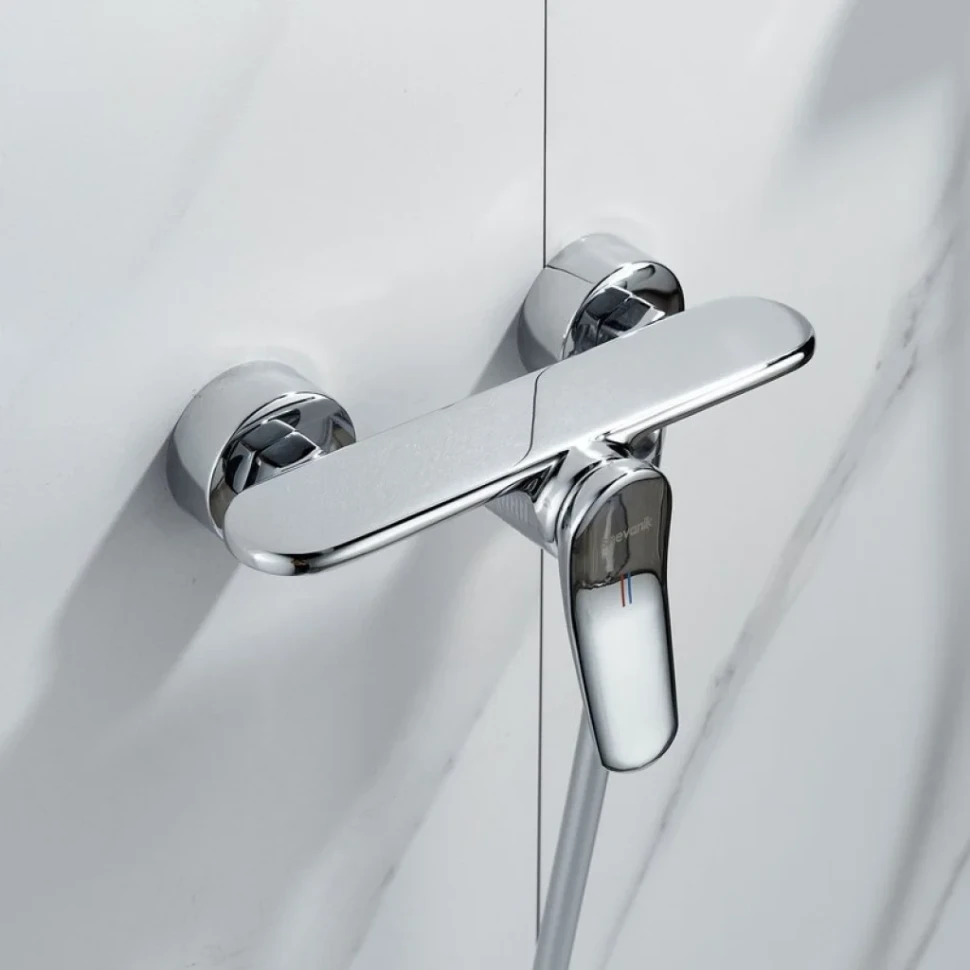 Смеситель для душа с лейкой Shevanik S4716, хром