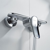 Смеситель для душа с лейкой Shevanik S4716, хром