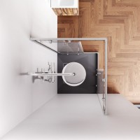 Душевой уголок AM.PM Gem W90G-403-8080-MT 80х80 см