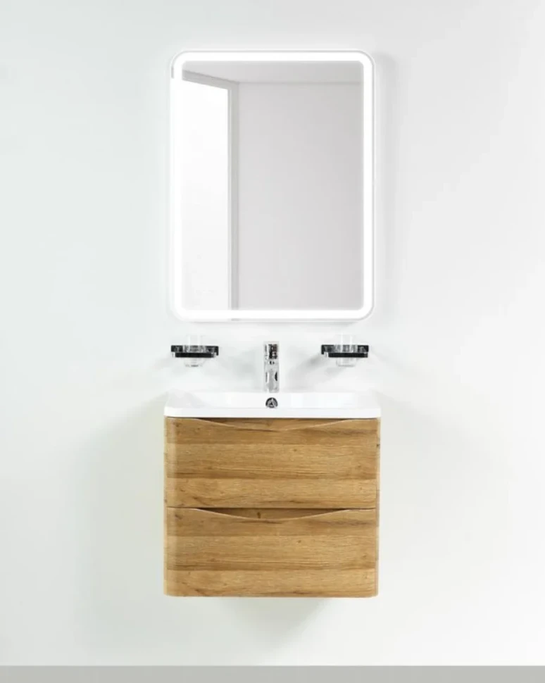 Мебель для ванной комнаты BelBagno Acqua 60 подвесная, rovere rustico