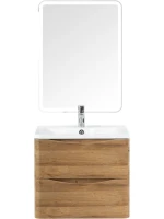 Мебель для ванной комнаты BelBagno Acqua 60 подвесная, rovere rustico