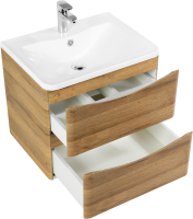 Мебель для ванной комнаты BelBagno Acqua 60 подвесная, rovere rustico