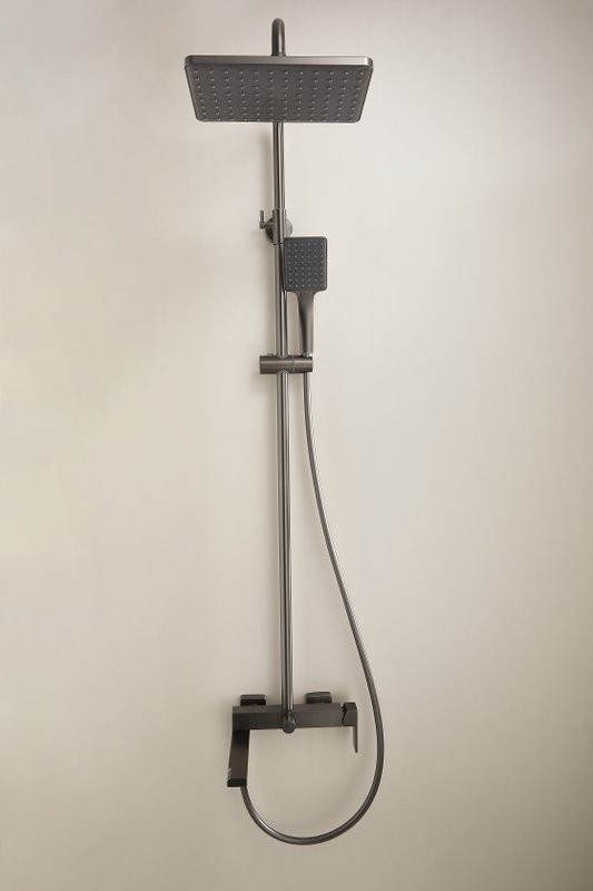 Душевая стойка BELZ B24613-3 вороненая сталь