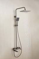 Душевая стойка BELZ B24613-3 вороненая сталь