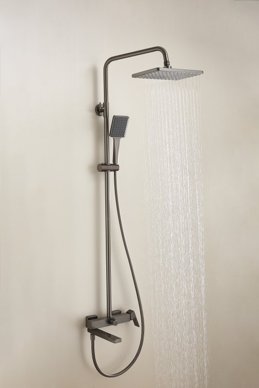 Душевая стойка BELZ B24613-3 вороненая сталь