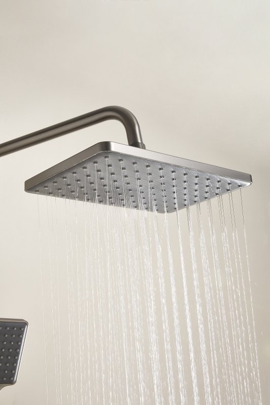 Душевая стойка BELZ B24613-3 вороненая сталь