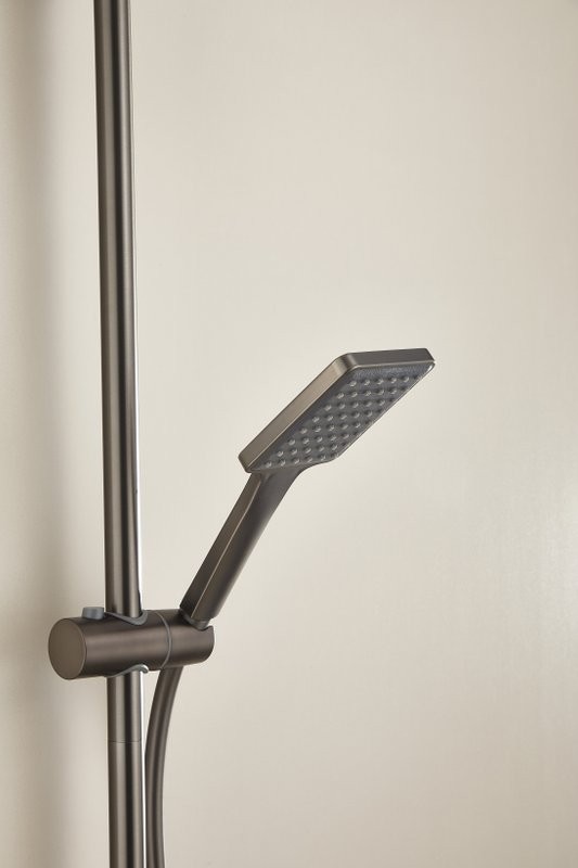 Душевая стойка BELZ B24613-3 вороненая сталь