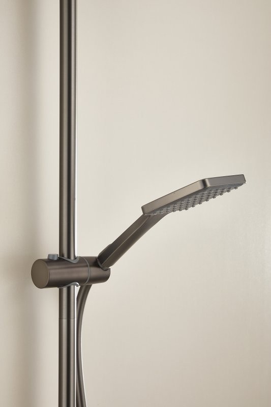 Душевая стойка BELZ B24613-3 вороненая сталь