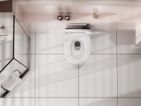 Унитаз подвесной Abber Rechteck AC1218 безободковый, с микролифтом, белый