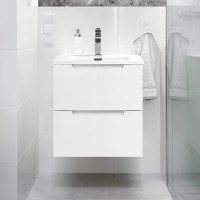 Тумба с раковиной BelBagno Etna 50 подвесная, bianco lucido
