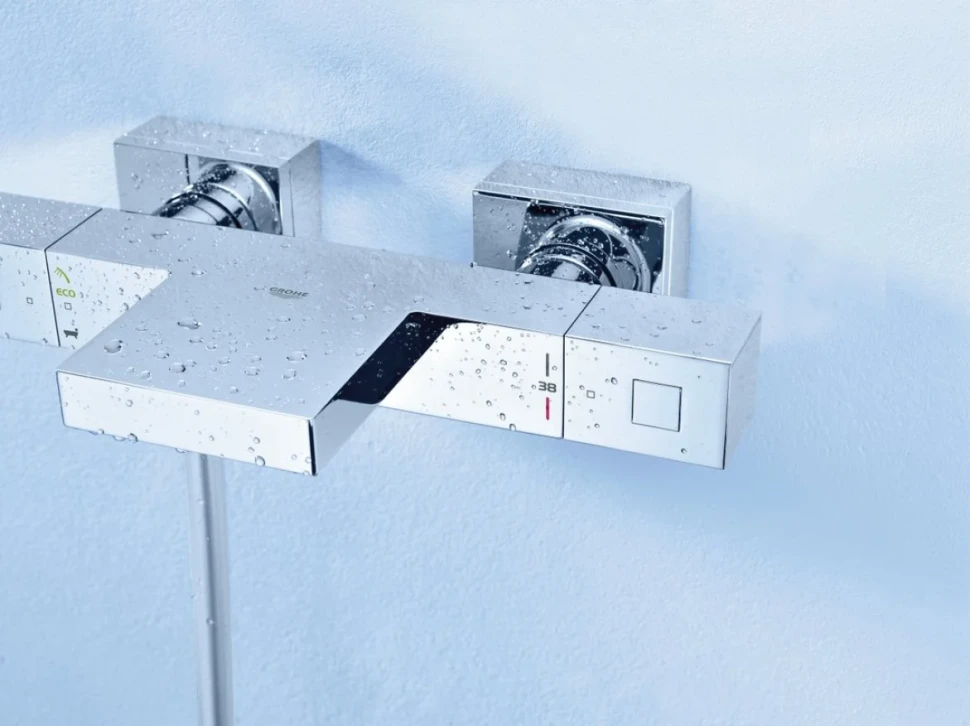 Термостатический смеситель Grohe Grohtherm Cube 34497000 для ванны с душем