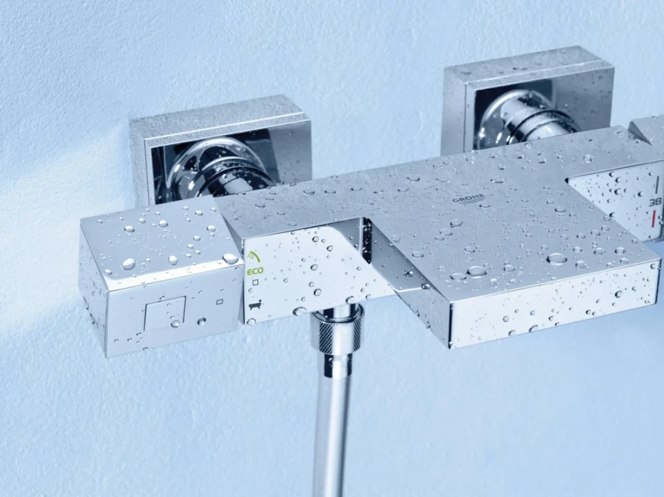 Термостатический смеситель Grohe Grohtherm Cube 34497000 для ванны с душем