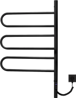 Полотенцесушитель электрический Vincea VTD-1R2CBE 44х80 черный