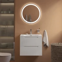 Мебель для ванной комнаты BelBagno Etna 60 bianco lucido, раковина BB-8099-60