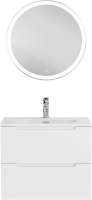 Мебель для ванной комнаты BelBagno Etna 60 bianco lucido, раковина BB-8099-60
