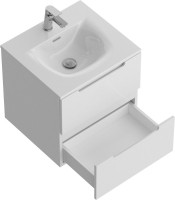 Мебель для ванной комнаты BelBagno Etna 60 bianco lucido, раковина BB-8099-60