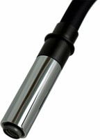 Смеситель для кухни Lemark Soul LM6007C с гибким изливом, хром, черный