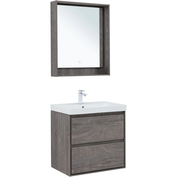 Мебель для ванной комнаты Aquanet Милан 70 подвесная, дуб рошелье