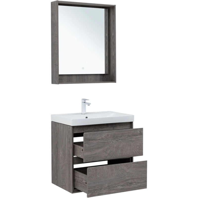 Мебель для ванной комнаты Aquanet Милан 70 подвесная, дуб рошелье