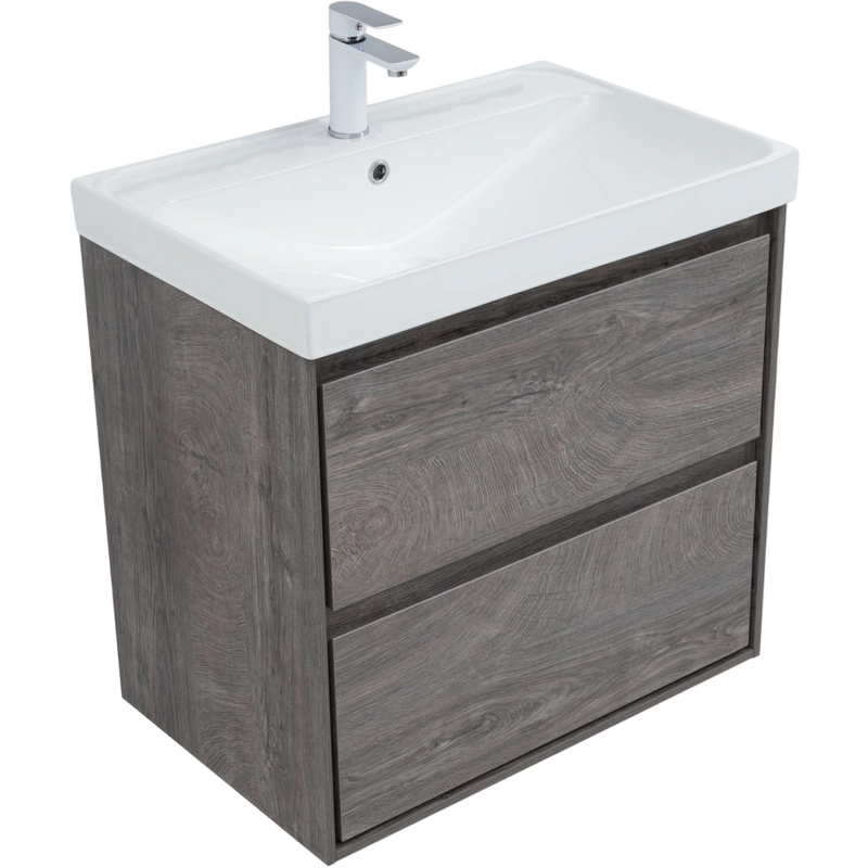 Мебель для ванной комнаты Aquanet Милан 70 подвесная, дуб рошелье