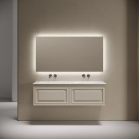 Тумба с раковиной Sancos Very 140 подвесная, beige soft, раковина CN7022wx