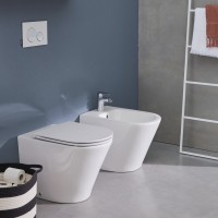 Унитаз приставной напольный Jacob Delafon Rodin+ EDAA102-00 с крышкой