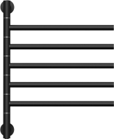 Полотенцесушитель электрический Bauedge Nimb Turning AF0031 50x62,2 черный матовый