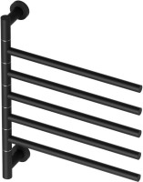 Полотенцесушитель электрический Bauedge Nimb Turning AF0031 50x62,2 черный матовый