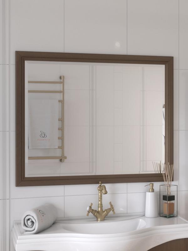 Зеркало Caprigo Лион 100 орех античный