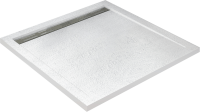 Поддон для душа Cezares TRAY-AS-A-100-30-W 100x100, с сифоном, белый