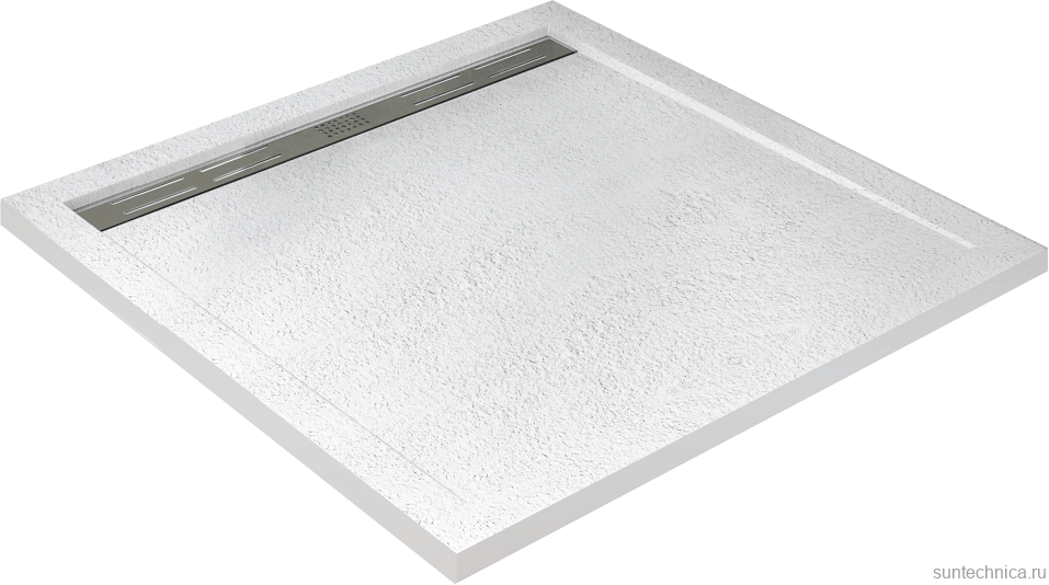 Поддон для душа Cezares TRAY-AS-A-100-30-W 100x100, с сифоном, белый