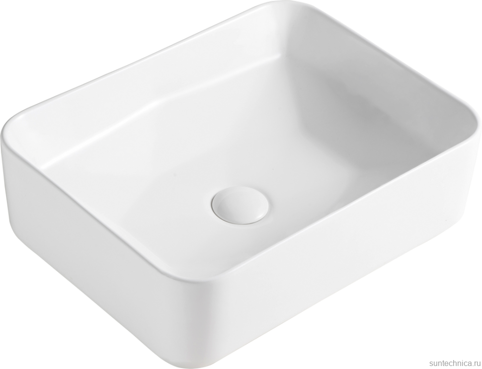 Тумба с раковиной Orange Line 60 подвесная, 2 ящика, матовая белая с раковиной B02-460W