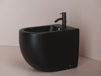 Биде напольное Ceramicanova Metropol CN4005MB черное матовое
