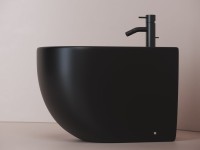 Биде напольное Ceramicanova Metropol CN4005MB черное матовое