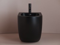 Биде напольное Ceramicanova Metropol CN4005MB черное матовое