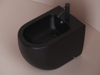 Биде напольное Ceramicanova Metropol CN4005MB черное матовое