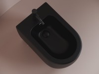 Биде напольное Ceramicanova Metropol CN4005MB черное матовое